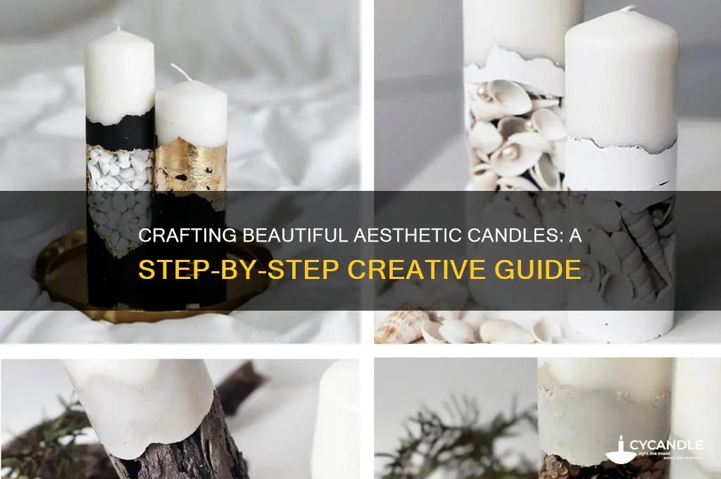 how to make aesthetic candles