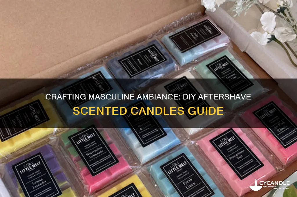 how to make aftershave scented candles