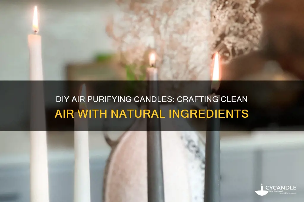 how to make air purifying candles