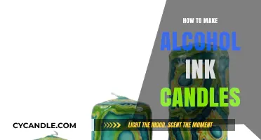 Create Stunning Alcohol Ink Candles: A Step-by-Step DIY Guide