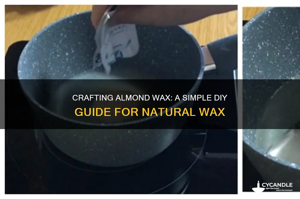 how to make almond wax