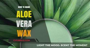 Crafting Aloe Vera Wax: A Simple DIY Guide for Smooth Skin