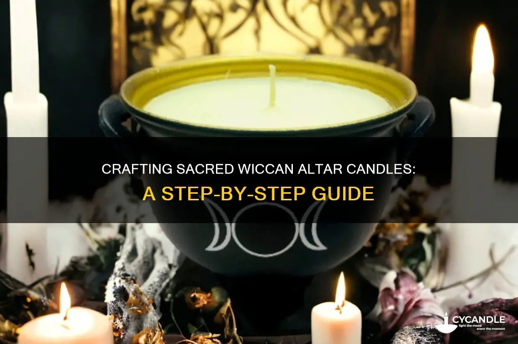 how to make altar candles for wicca