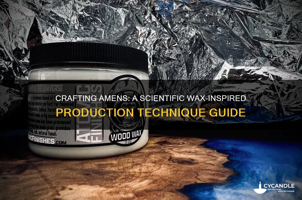 how to make amens like scientific wax
