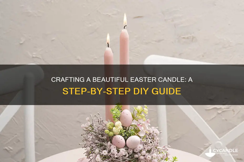 how to make an easter candle