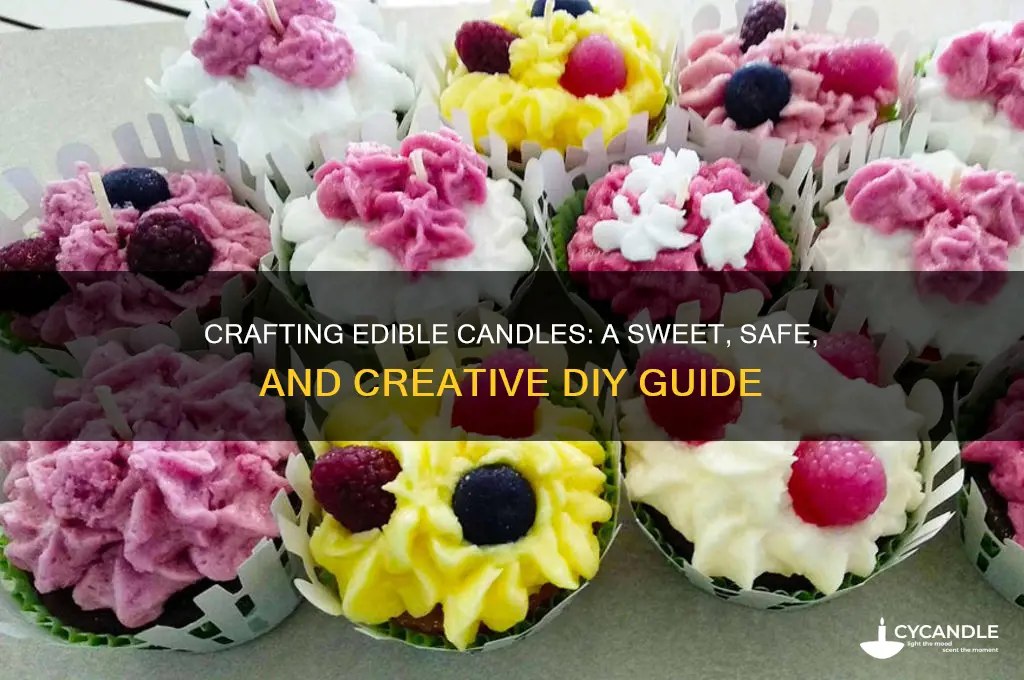 how to make an edible candle