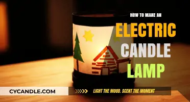 Crafting a DIY Electric Candle Lamp: Simple Steps for Warm Ambiance