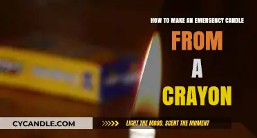 DIY Emergency Candle: Crafting Light from Crayons in a Pinch
