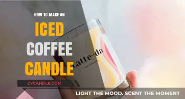 Crafting a Refreshing Iced Coffee Scented Candle at Home