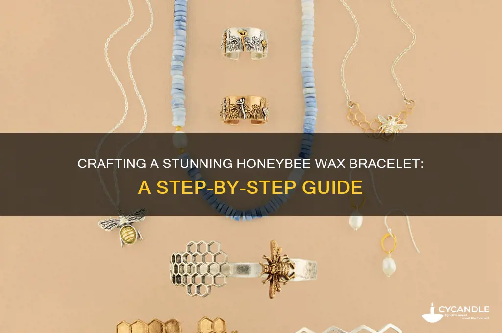 how to make an incredible honeybee wax bracelet