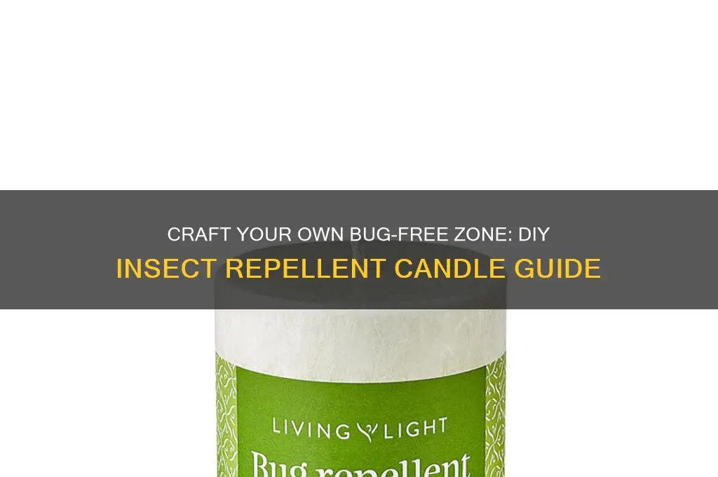 how to make an insect repellent candle