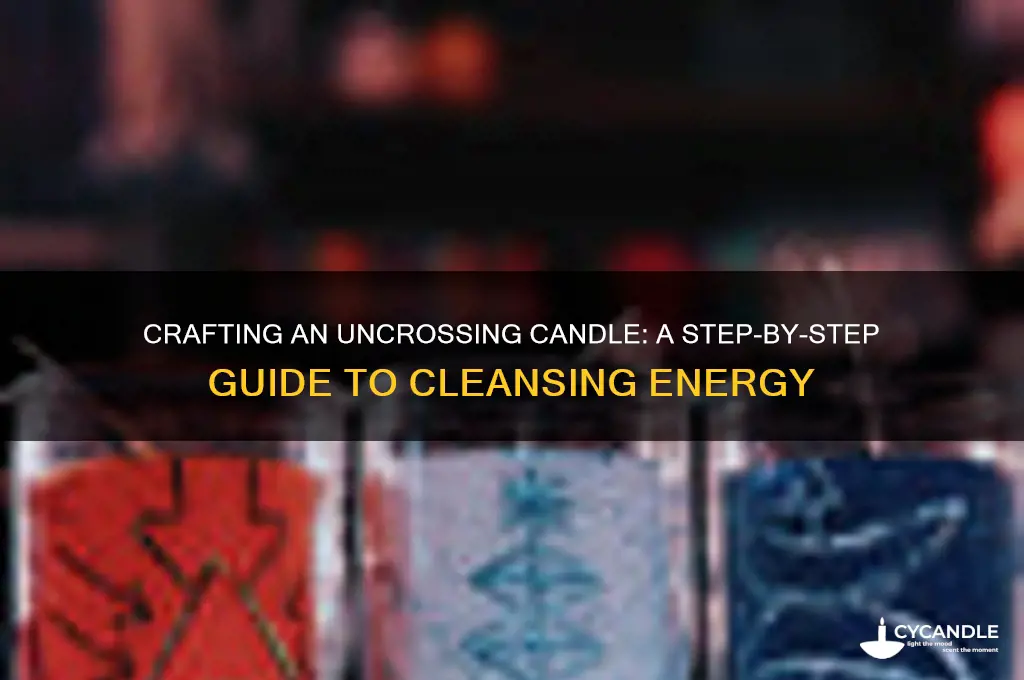 how to make an uncrossing candle