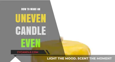 Fix Uneven Candles: Simple Tricks for a Smooth, Even Burn