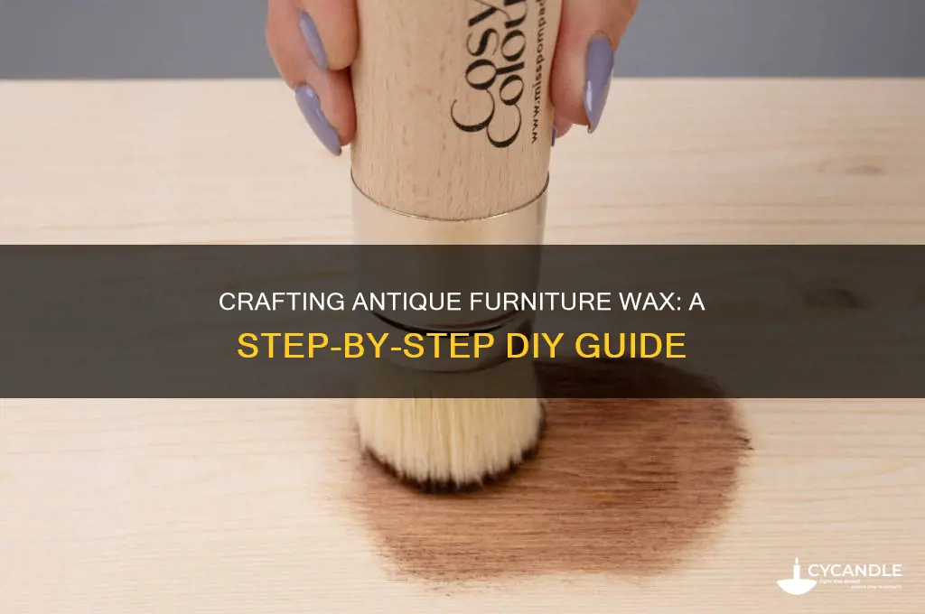 how to make antique furniture wax
