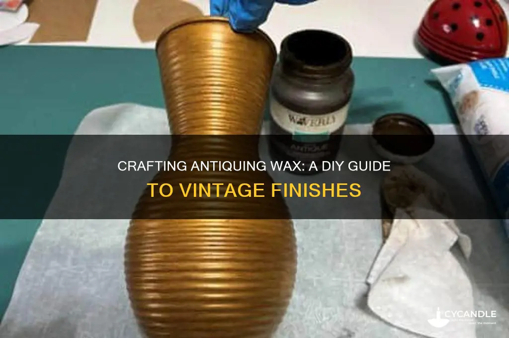 how to make antiquing wax