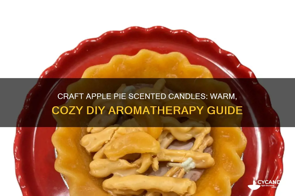 how to make apple pie scented candles