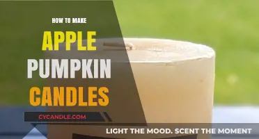 Craft Cozy Apple Pumpkin Candles for Autumn Ambiance at Home