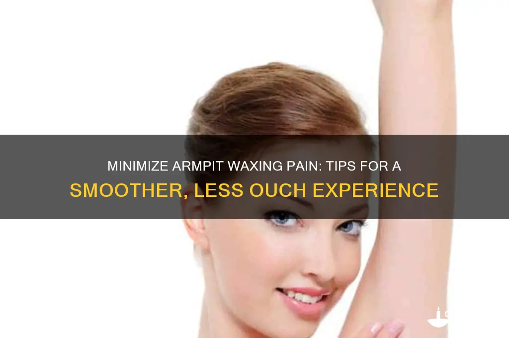 how to make armpit waxing less painful