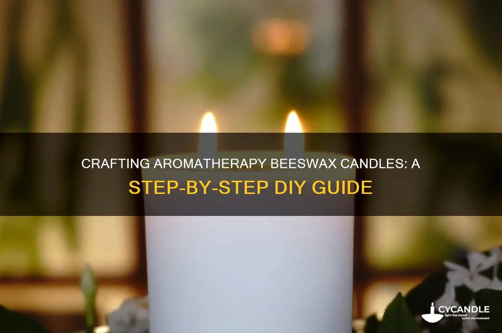 how to make aromatherapy beeswax candles