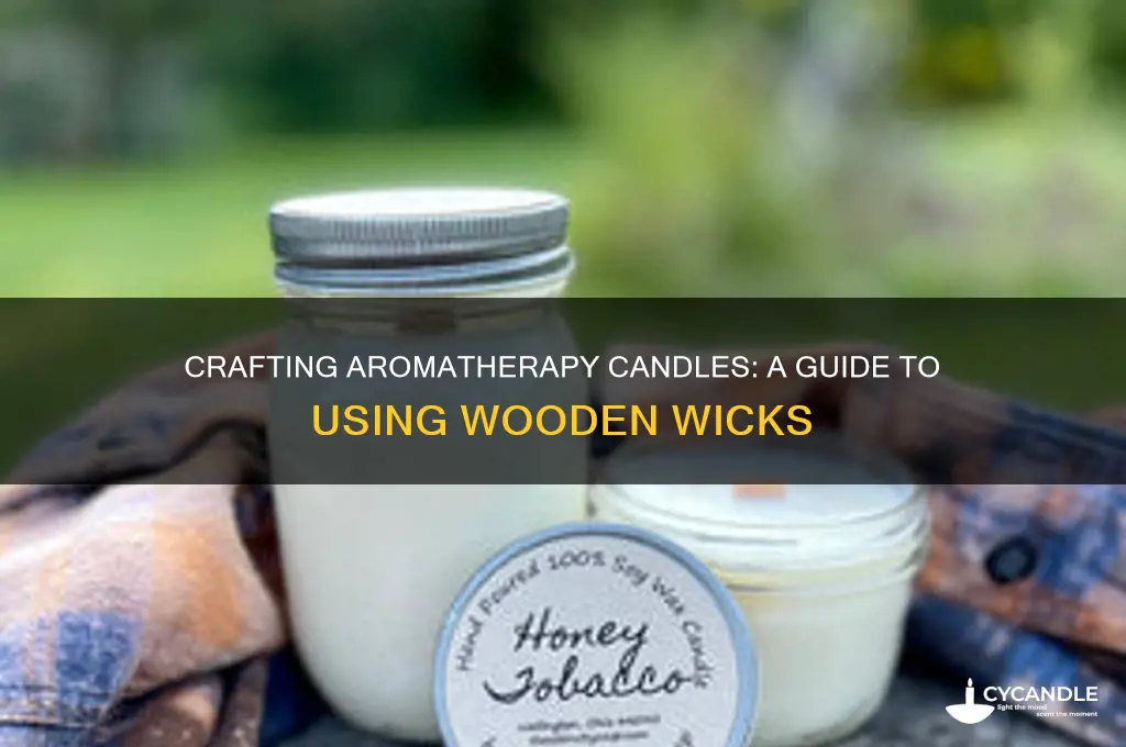how to make aromatherapy candles with wooden wicks