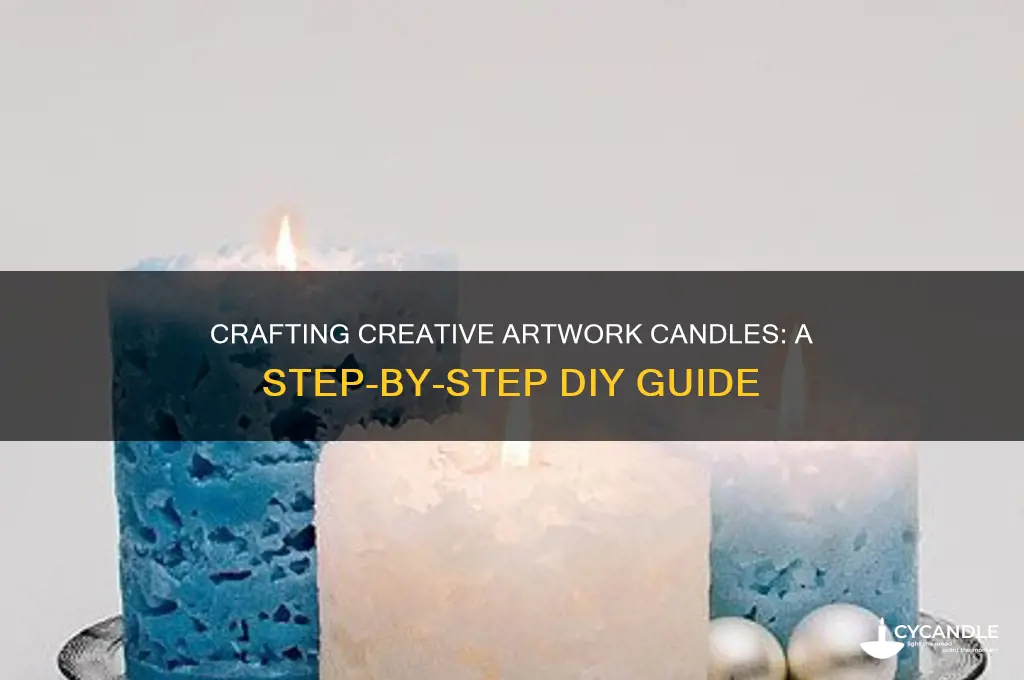how to make artwork candles