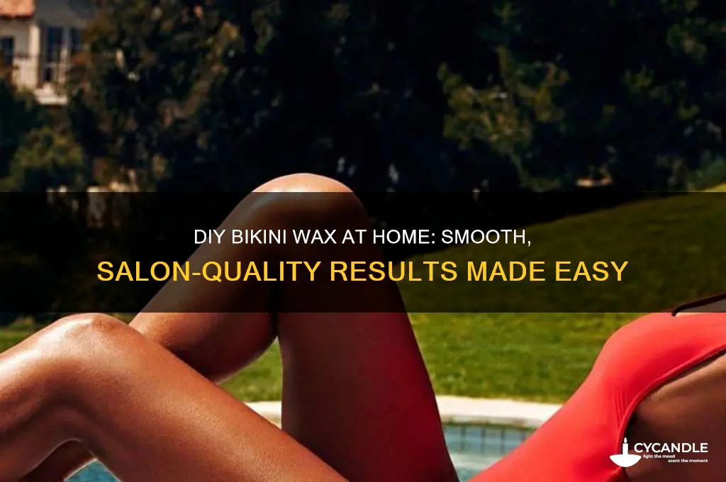 how to make at home wax bikini