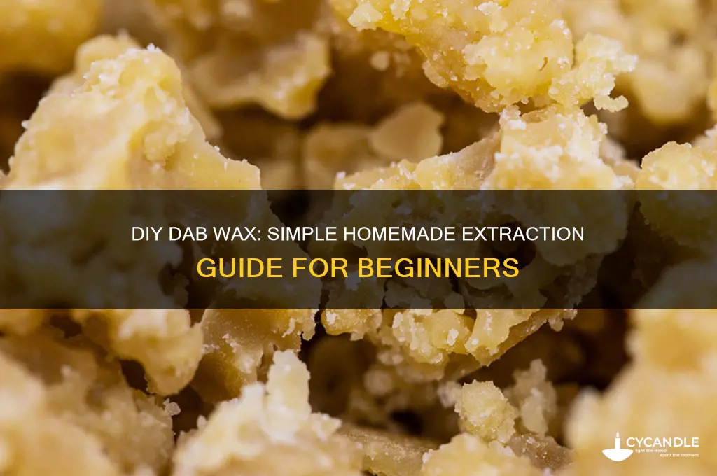 how to make at home wax for dabs
