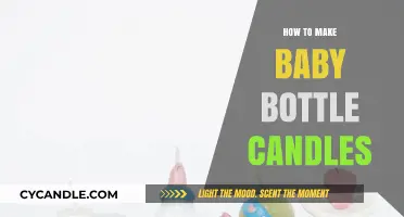 Crafting Adorable Baby Bottle Candles: A Step-by-Step DIY Guide