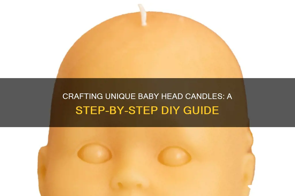 how to make baby head candle