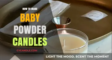 Crafting Soothing Baby Powder Scented Candles: A DIY Guide