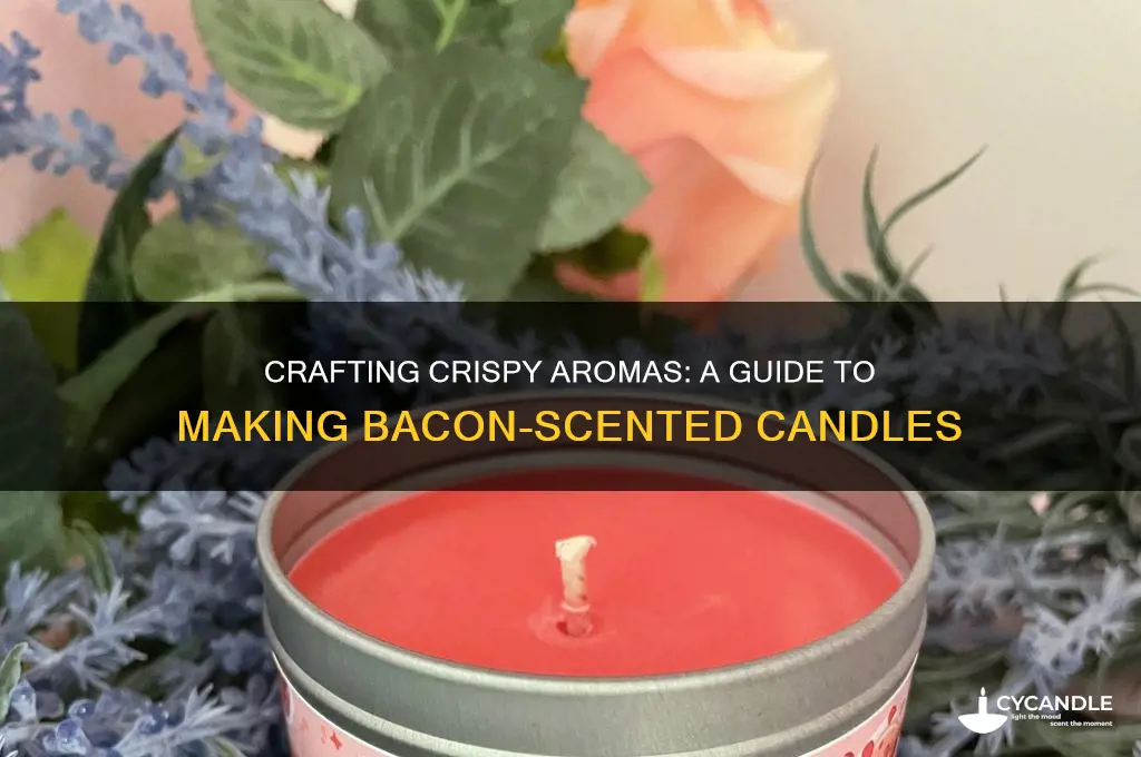 how to make bacon candle