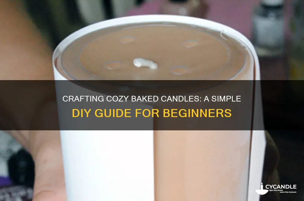 how to make baked candles