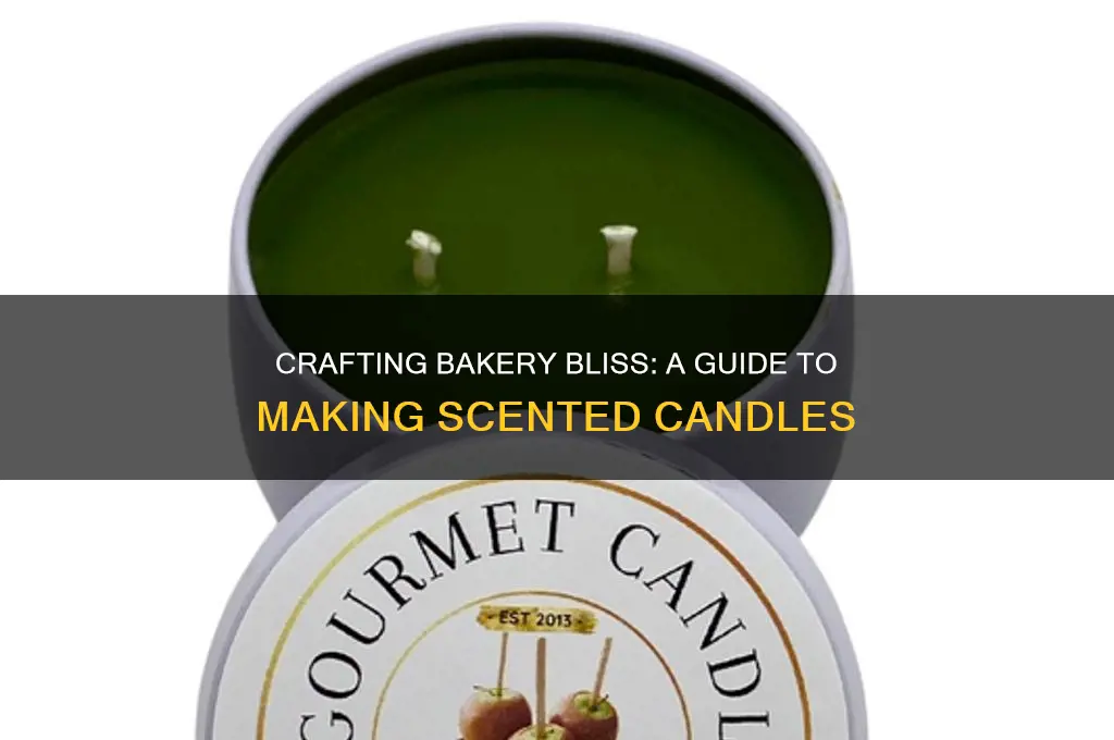 how to make bakery scented candles