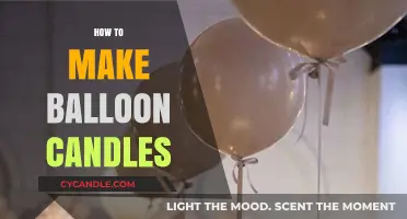 Creative DIY: Crafting Unique Balloon-Shaped Candles at Home