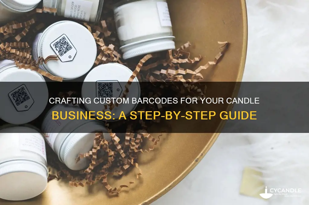 how to make barcodes for candles