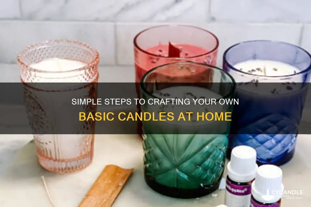 how to make basic candles