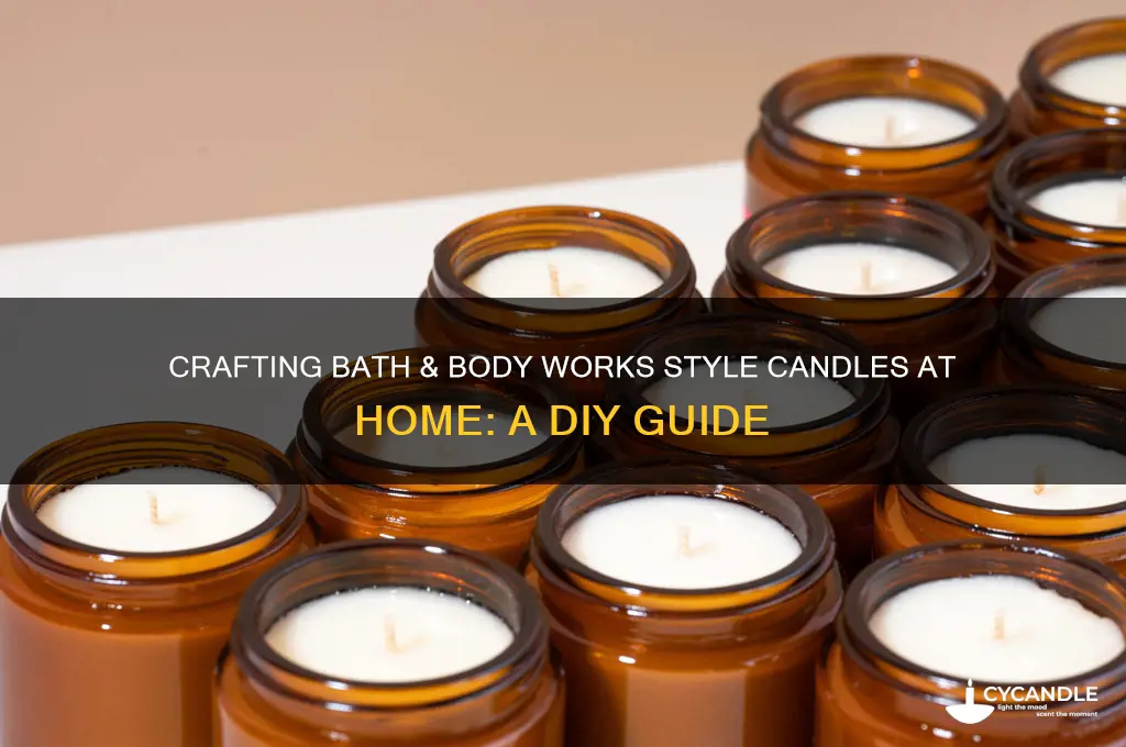 how to make bath and body work candles