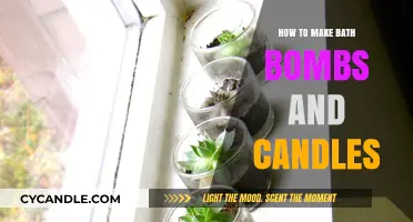 Crafting Relaxation: DIY Bath Bombs & Candles Made Easy