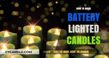 DIY Battery-Operated Lighted Candles: Easy Crafting Guide