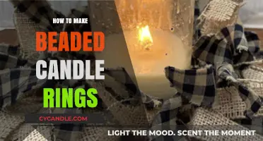 Crafting Elegant Beaded Candle Rings: A Step-by-Step DIY Guide