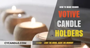 Crafting Elegant Beaded Votive Candle Holders: A DIY Guide