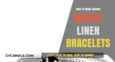 Crafting Beaded Waxed Linen Bracelets: A Step-by-Step DIY Guide