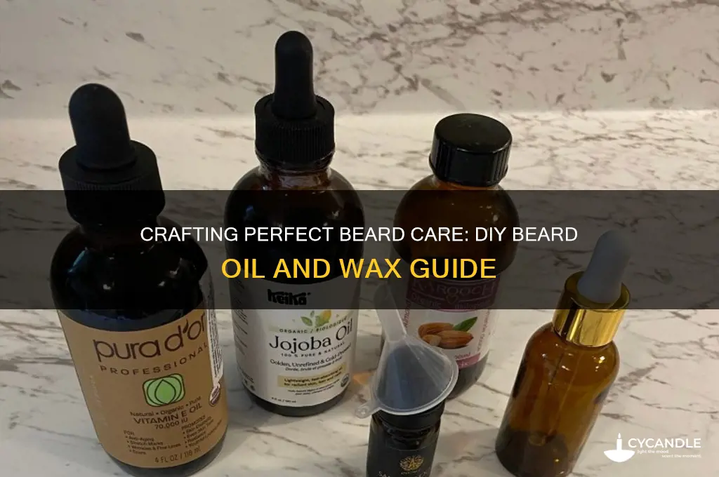 how to make beard oil and wax