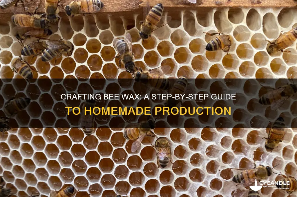 how to make bee wax