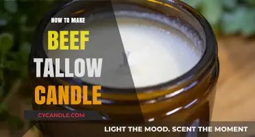 Crafting Beef Tallow Candles: A Sustainable, Homemade Lighting Guide