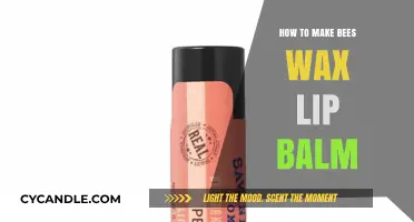 Crafting Natural Beeswax Lip Balm: Simple DIY Recipe for Soft Lips