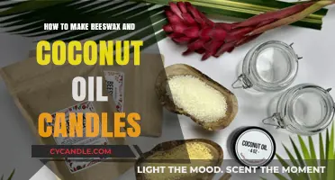Crafting Natural Beeswax and Coconut Oil Candles: A Simple DIY Guide