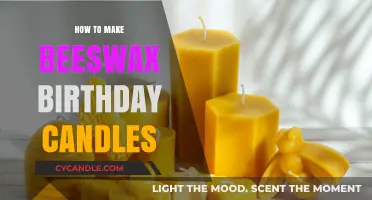 Crafting Natural Beeswax Birthday Candles: A Step-by-Step DIY Guide