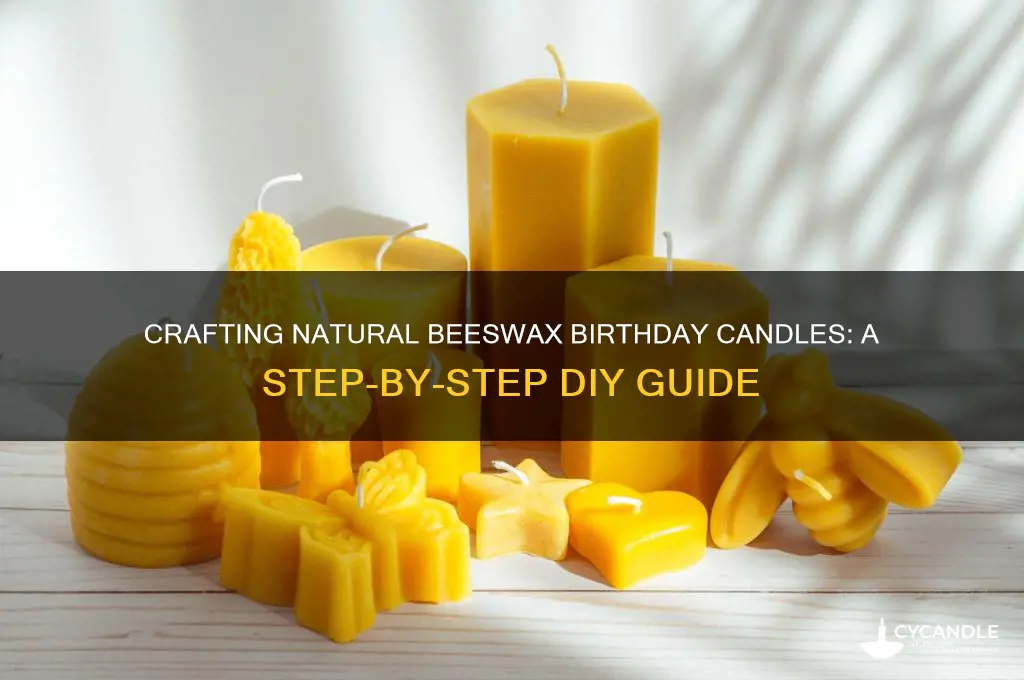 how to make beeswax birthday candles