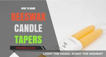 Crafting Elegant Beeswax Candle Tapers: A Step-by-Step Guide